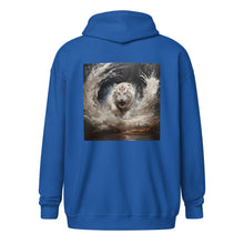 Load image into Gallery viewer, Unisex zip hoodie -Tiger art
