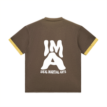 Load image into Gallery viewer, -Adult-Contrast Cuff Cuffed T-Shirt