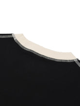 Load image into Gallery viewer, -Adult Size-Contrast-Stitched Cotton T-Shirt